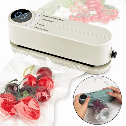 3-in-1 Cordless Mini Vacuum Sealer – Keep Your Food Fresh & More!