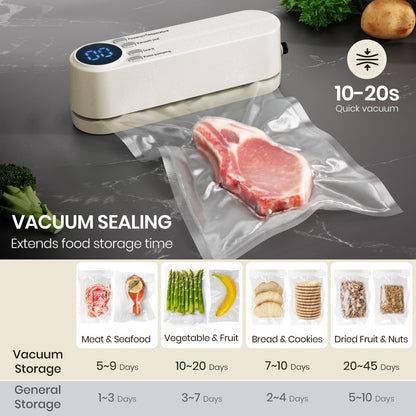 3-in-1 Cordless Mini Vacuum Sealer – Keep Your Food Fresh & More!