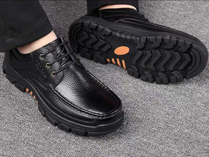 Christmas Sale⛄--40% OFF 🎁Mens Waterproof Non Slip Soft Sole Casual Genuine Leather Oxfords
